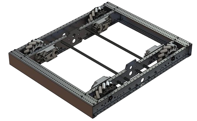A four wheel Mecanum robot using the KOP chassis.