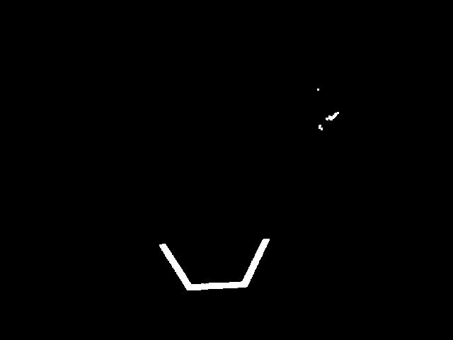 Image after Opening. It has removed most of the small artifacts but still keeps the large size of the larger elements.