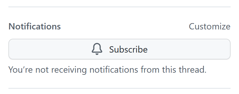 Subscribe button that sends emails when clicked.